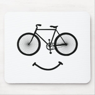 Cycle och Smile T-Shirt Bicycling Tee Shirt Blac Musmatta