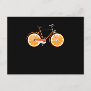 Cycle Orange Hjul Bike Riding Cycling Biker Gi Vykort