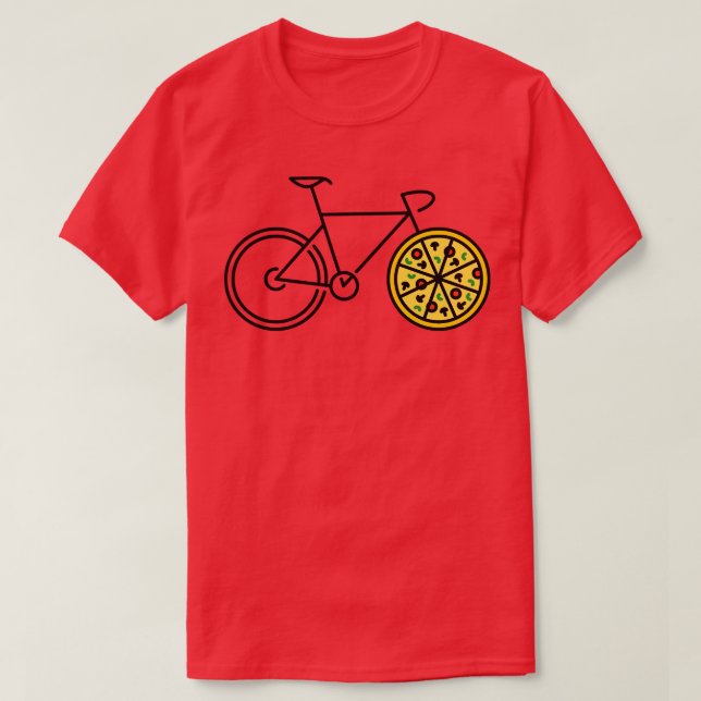 Cycle Pizza T Shirt (Design framsida)