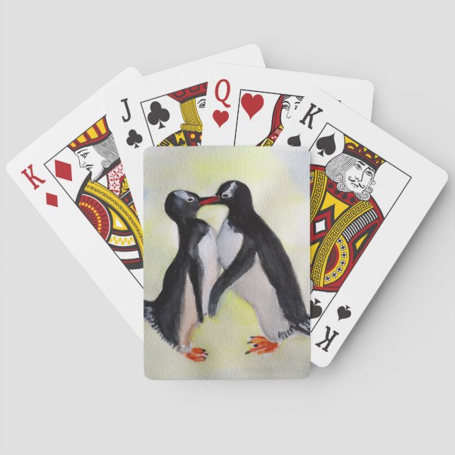 Cycle® Poker-uppspelningskort Penguins Spelkort (Baksidan)