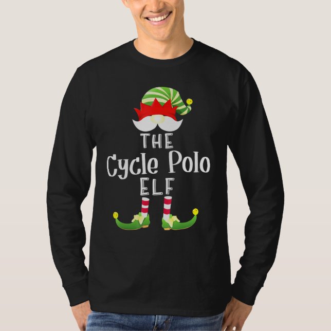 Cycle Polo Elf Group jul Pajama Party T Shirt (Framsida)