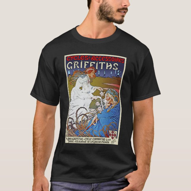 Cycle Poster reklam: Griffiths Cycles T-shirt (Framsida)