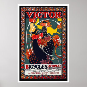 Cycle Poster: Victor Bicycles - William Bradley Poster