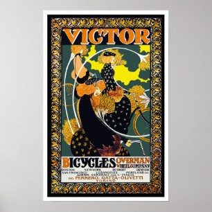 Cycle Poster: Victor Bicycles - William Bradley Poster