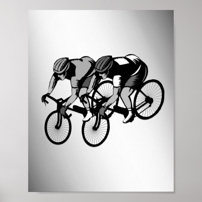 Cycle Racers Silver Poster (Framsidan)