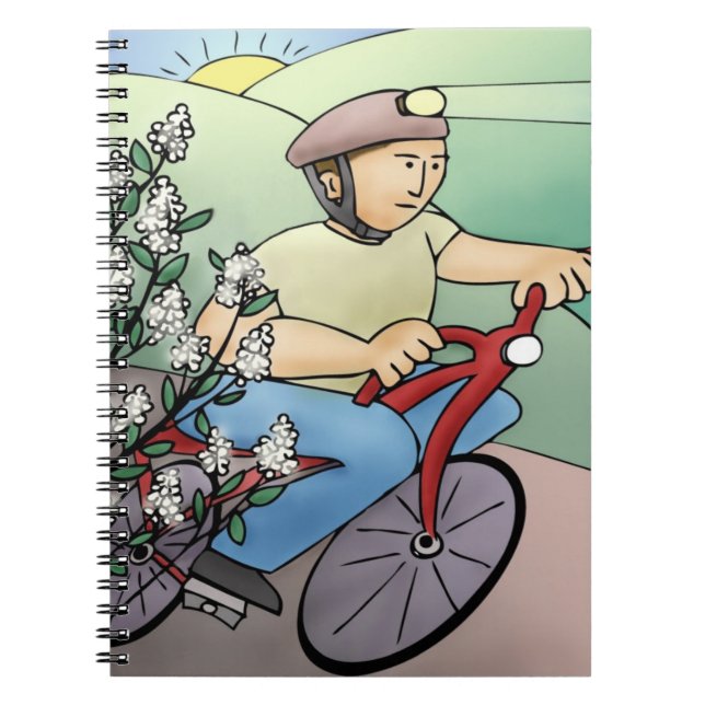 Cycle Rider Anteckningsbok (Framsidan)