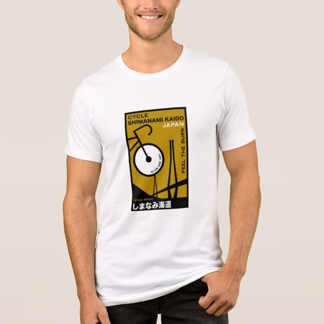 Cycle Shimanami Kaido Japan T Shirt (Framsida)
