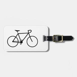 Cycle Silhouette Luggage Tag Bagagebricka