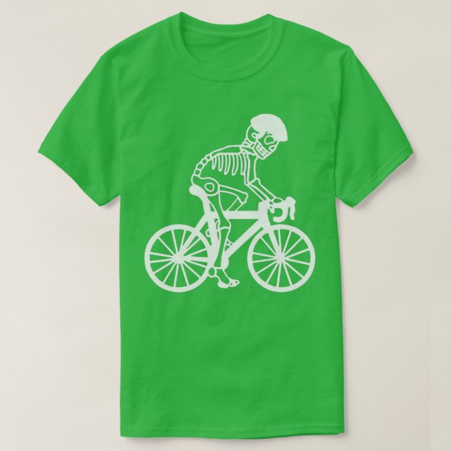 Cycle Skeleton T Shirt (Design framsida)