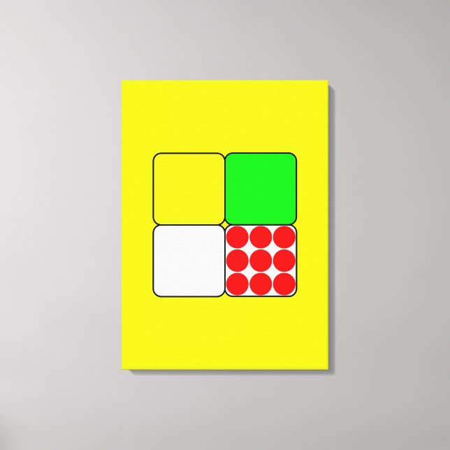 Cycle Tävling Jerseys 3 Gult Canvastryck (Framsida)