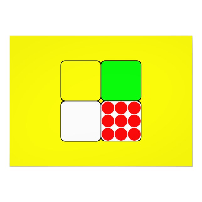 Cycle Tävling Jerseys 3 Gult Fototryck (Framsidan)