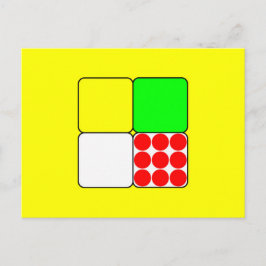 Cycle Tävling Jerseys 3 Gult Vykort