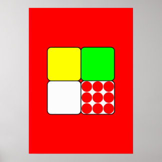 Cycle Tävling Jerseys 3 Red Poster