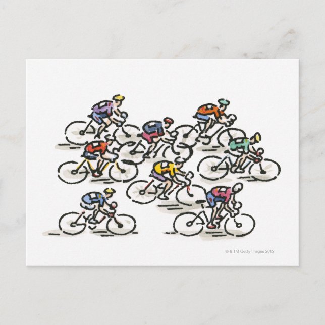 Cycle Tävling Vykort (Framsida)