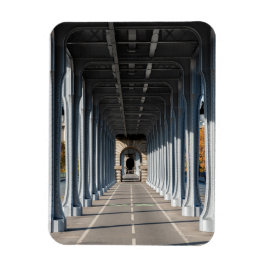 Cycle Väg på punkten Bir-Hakeim - Paris, Frankrike Magnet