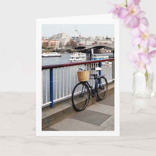 Cycle vid Thames-floden, London Kort (Orkide)