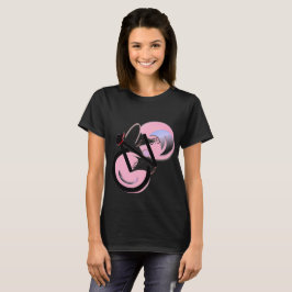 CycleNuts logotypkvinna T-tröja Tee