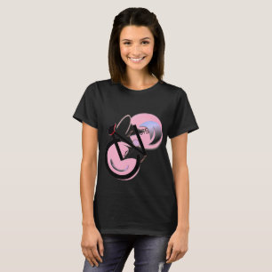 CycleNuts logotypkvinna T-tröja Tee Shirt