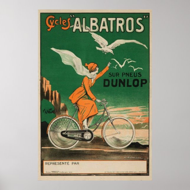 Cycles Albatros Vintage Poster (Framsidan)