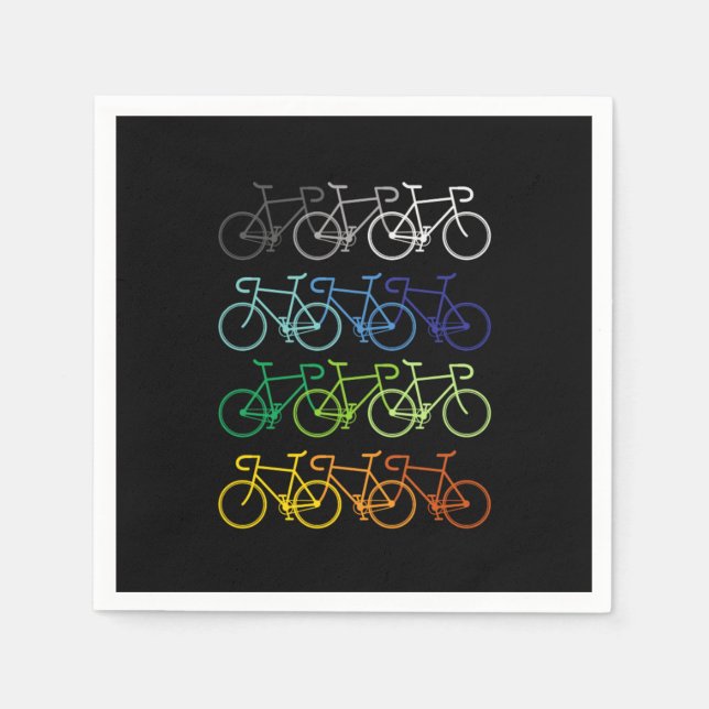 Cycles Bikes Bike Biker Biking Cycling G Pappersservett (Framsidan)