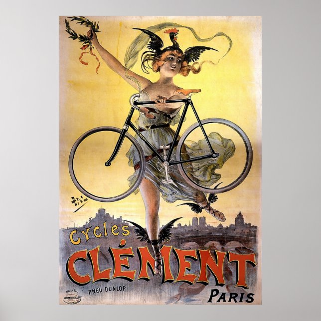 Cycles Clement Bike Poster (Framsidan)