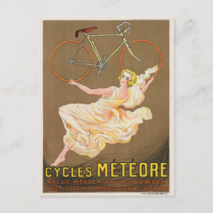 Cycles Météore Vintage affisch 1926 Vykort