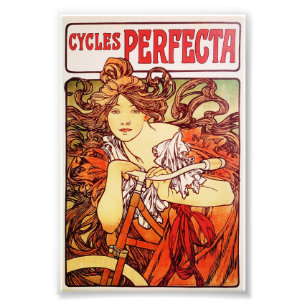 Cycles Perfecta av Alphonse Mucha Fototryck