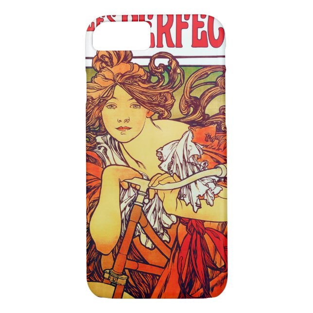 Cycles Perfecta, Mucha Case-Mate iPhone Skal (Baksida)