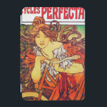 Cycles Perfecta, Mucha iPad Mini Skydd<br><div class="desc">Alphonse Mucha (24 juli 1860-14 juli 1939) var en tjeckisk målare, illustratör och grafisk konstnär som bodde i Paris under Art nouveau-perioden och var bäst känd för sina distinkta stiliserade och dekorativa teaterala poster, särskilt de som tillhör Sarah Bernhardt. Han tog fram illustrationer, annonser, dekorativa paneler och formgivningar, som blev...</div>