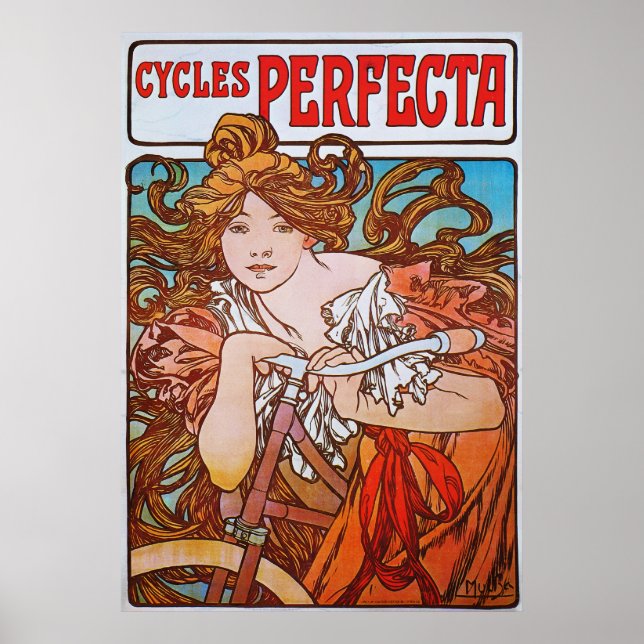 Cycles Perfecta, Mucha Poster (Framsidan)