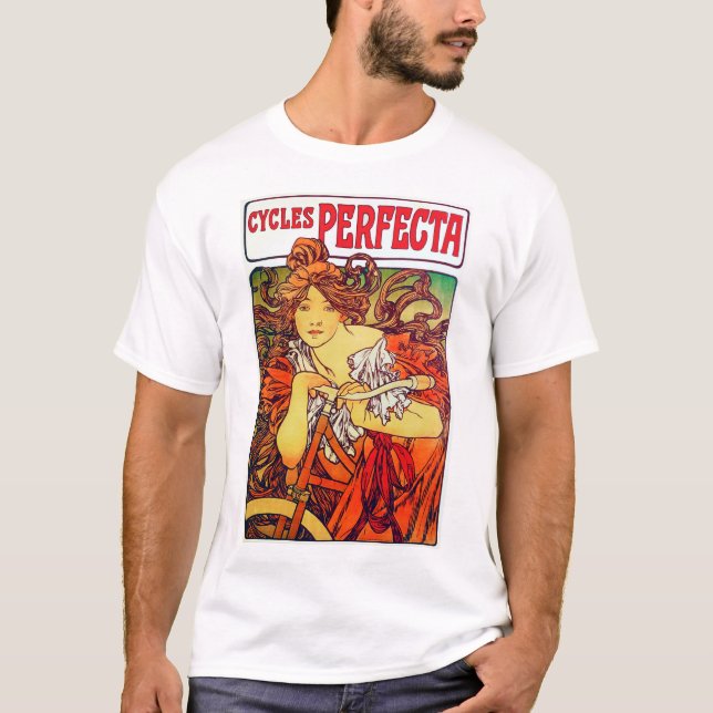Cycles Perfecta, Mucha T Shirt (Framsida)