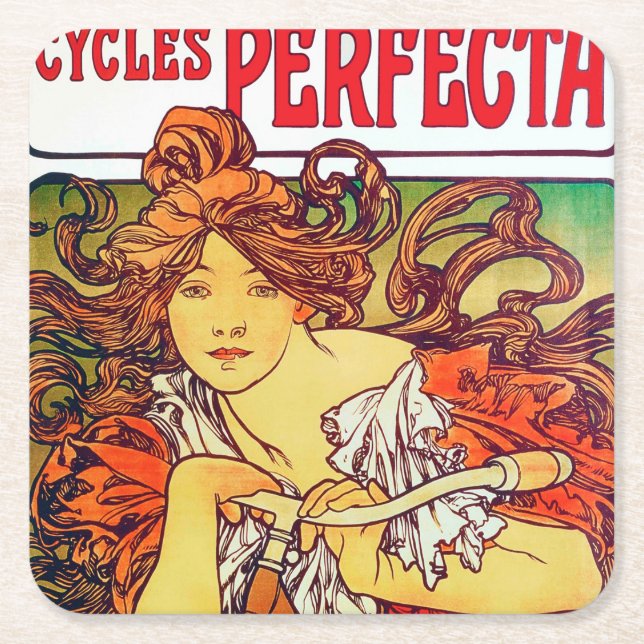 Cycles Perfecta, Mucha Underlägg Papper Kvadrat (Framsidan)