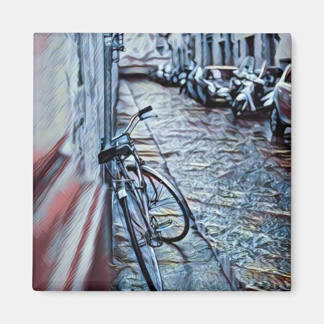 Cycling Älskare Gift Magnet (Framsidan)