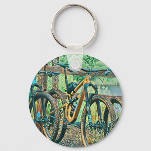 Cycling Älskare Gift Nyckelring