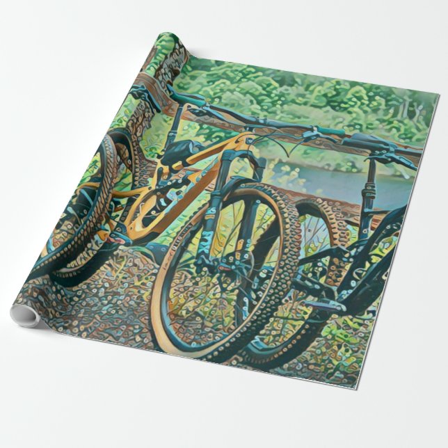 Cycling Älskare Gift Presentpapper (Utrullad)
