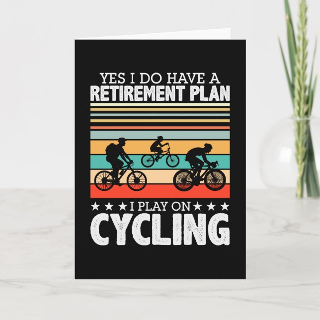 Cycling Bicycle Pension Plan Lusnyj Kort (Framsida)