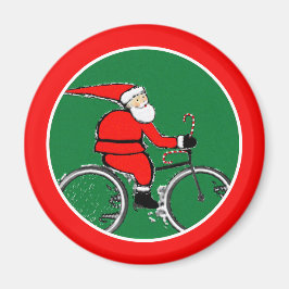 Cycling Biking Christmas Stocking Stuffer Magnet