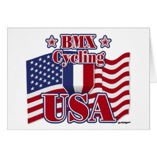 Cycling BMX USA Hälsningskort