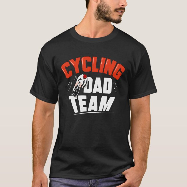 Cycling Dadeam Far Fars dag pappa retro T Shirt (Framsida)