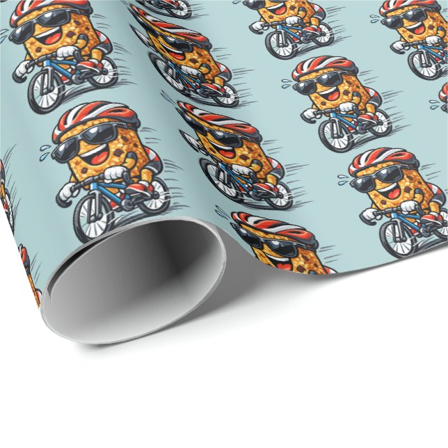 Cycling Frukost Bar Presentpapper (Rullad Hörn)