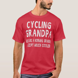 Cycling Grandpa Father's Day Gifts Grandpa Men's T Shirt