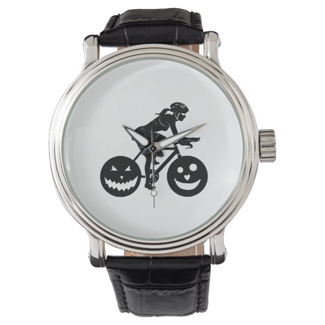 Cycling Halloween Armbandsur (Framsida)