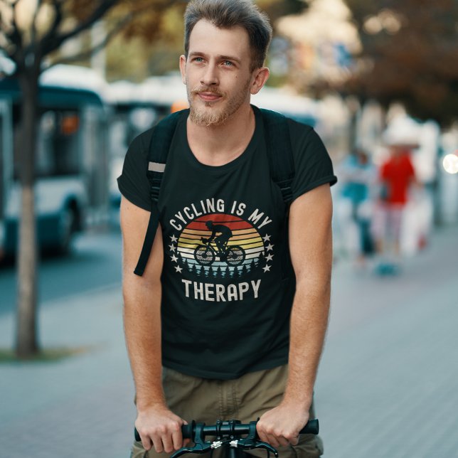Cycling is my Tehraphy T Shirt (Skapare uppladdad)