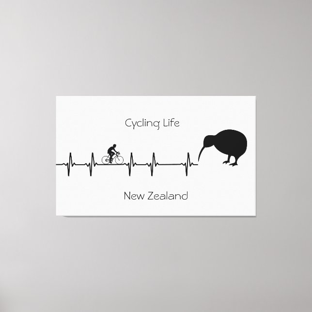 Cycling Life, Nya Zeelands anpassade Canvastryck (Framsida)