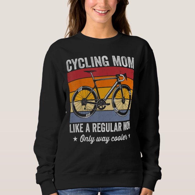 Cycling mom like a regular mom only way cooler bic t shirt (Framsida)