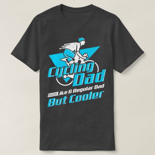 Cycling Pappa Road Bike Bicycle Far Gift T Shirt (Design framsida)