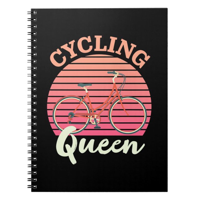 Cycling Queen Anteckningsbok (Framsidan)