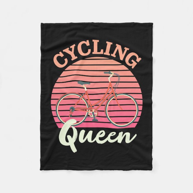 Cycling Queen Fleecefilt (Framsidan)