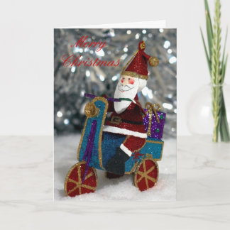 Cycling Santa Helgkort