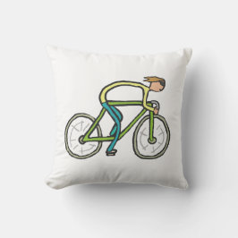 Cycling Stickman Kudde
